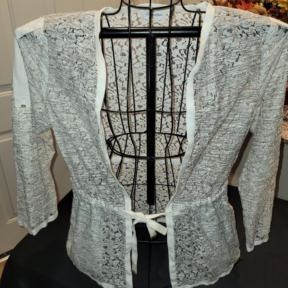 Calvin-klein Women's White Cardigan